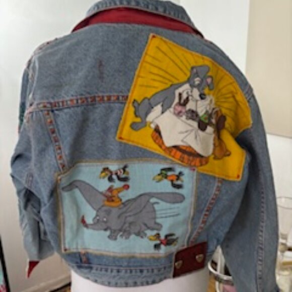 Vintage cartoon jean jacket - Picture 3 of 7
